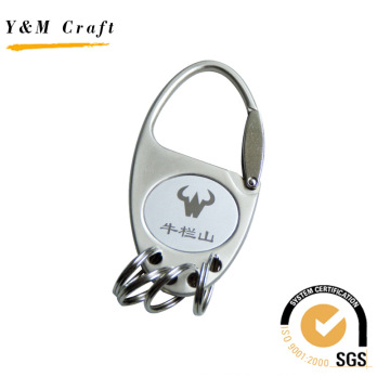 High Quality Metal Key Ring with 4 Rings (Y02418)
